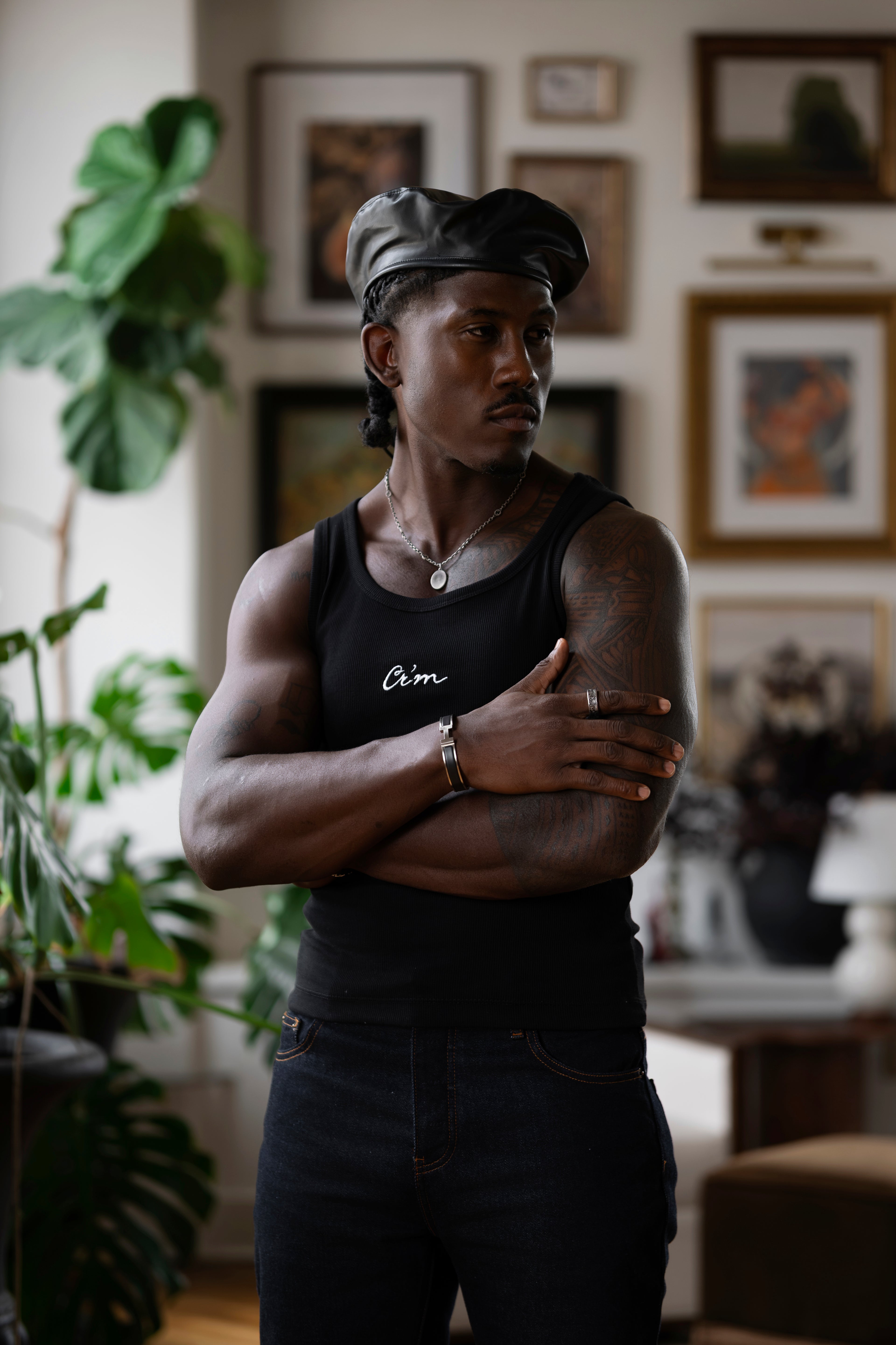 Conceptual Ribbed Tank Top
