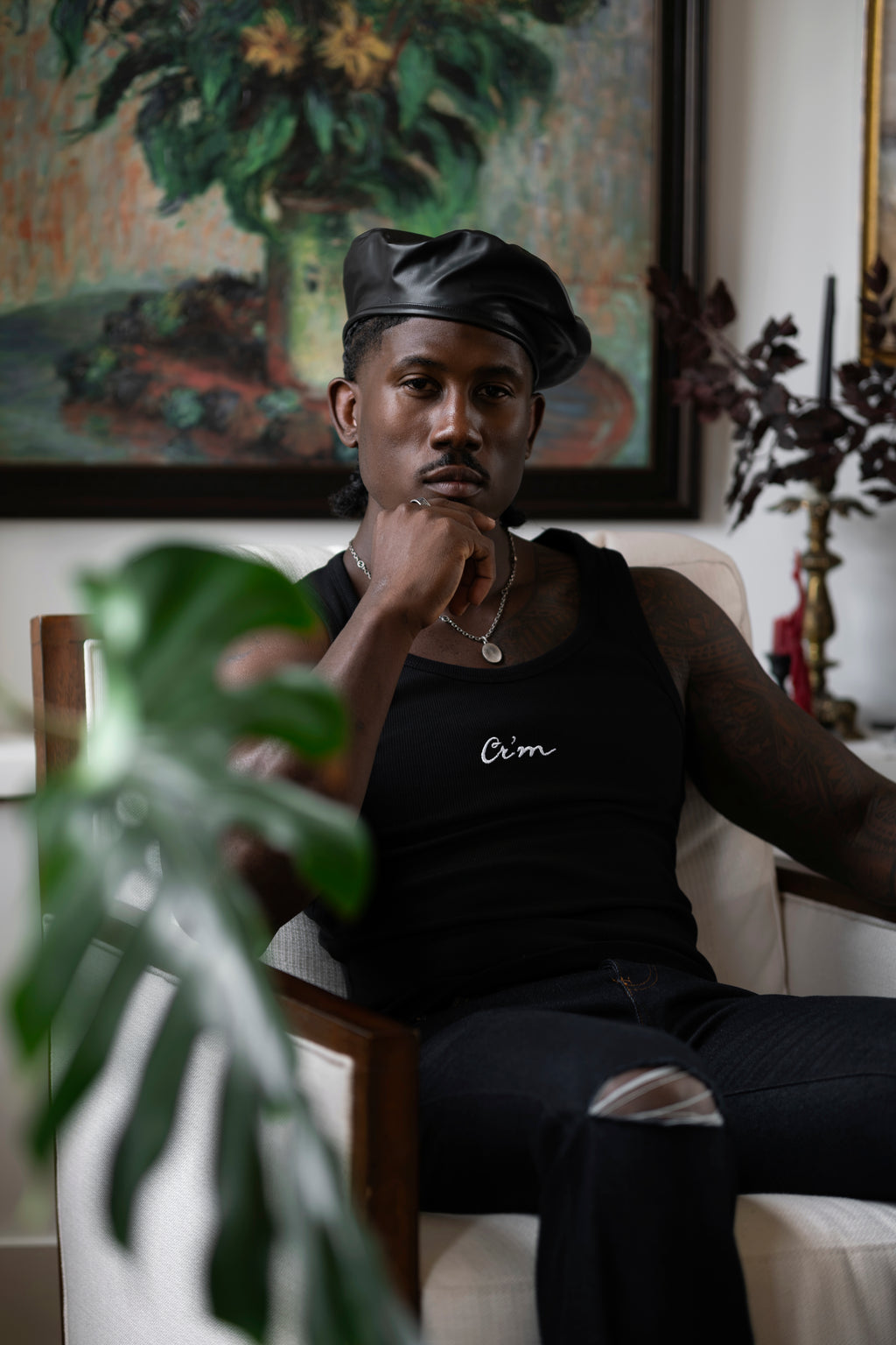 Conceptual Ribbed Tank Top
