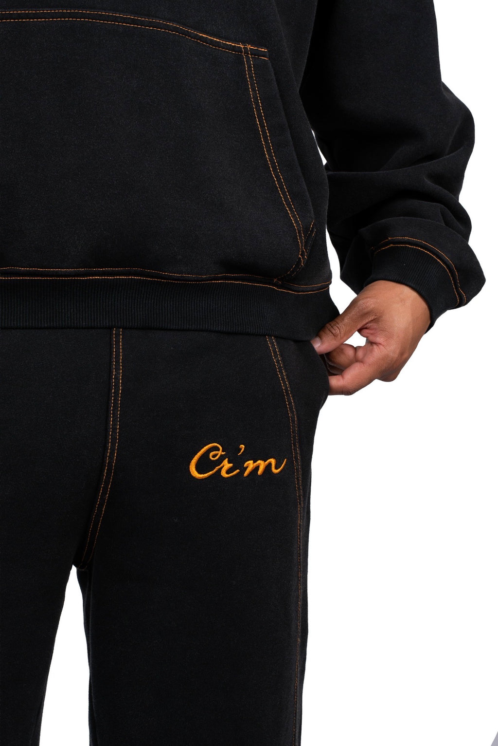 Conventional Sweatpants Coal-Black