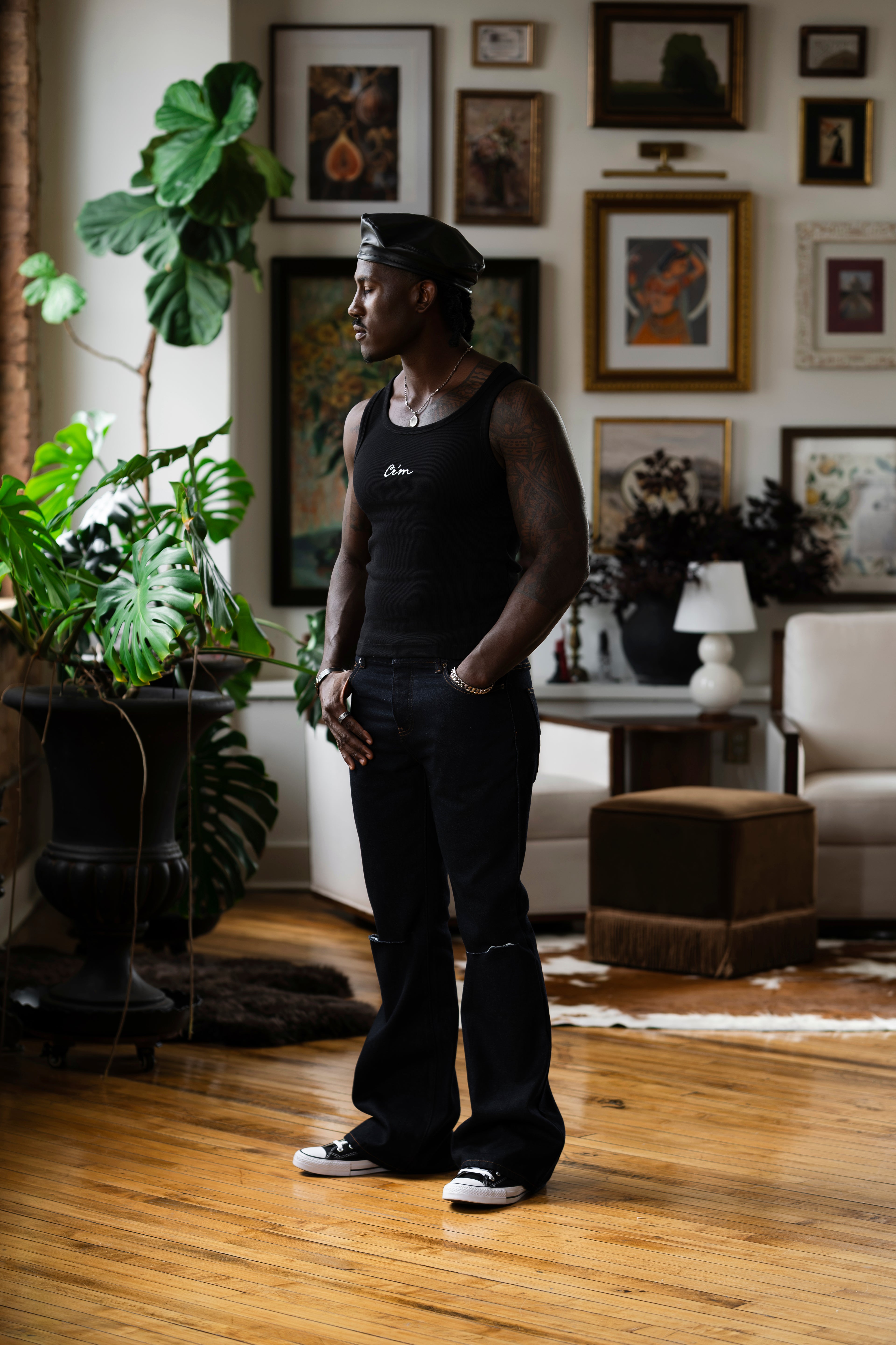 Cobalt Raw Denim Jeans