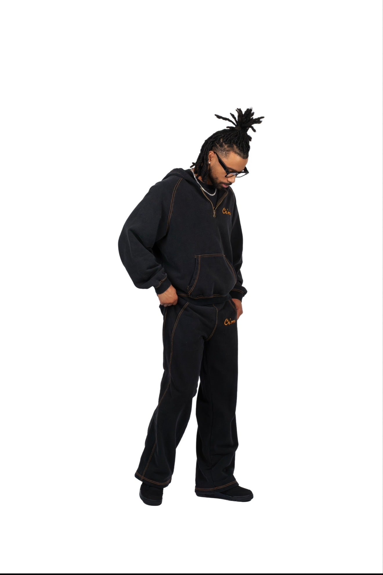 Conventional Sweatpants Coal-Black