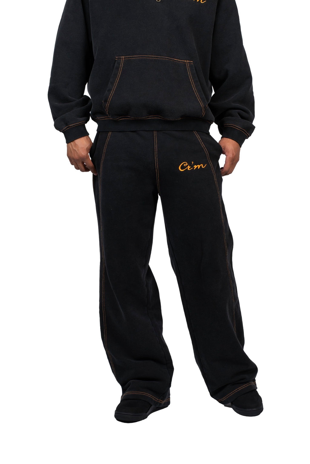 Conventional Sweatpants Coal-Black