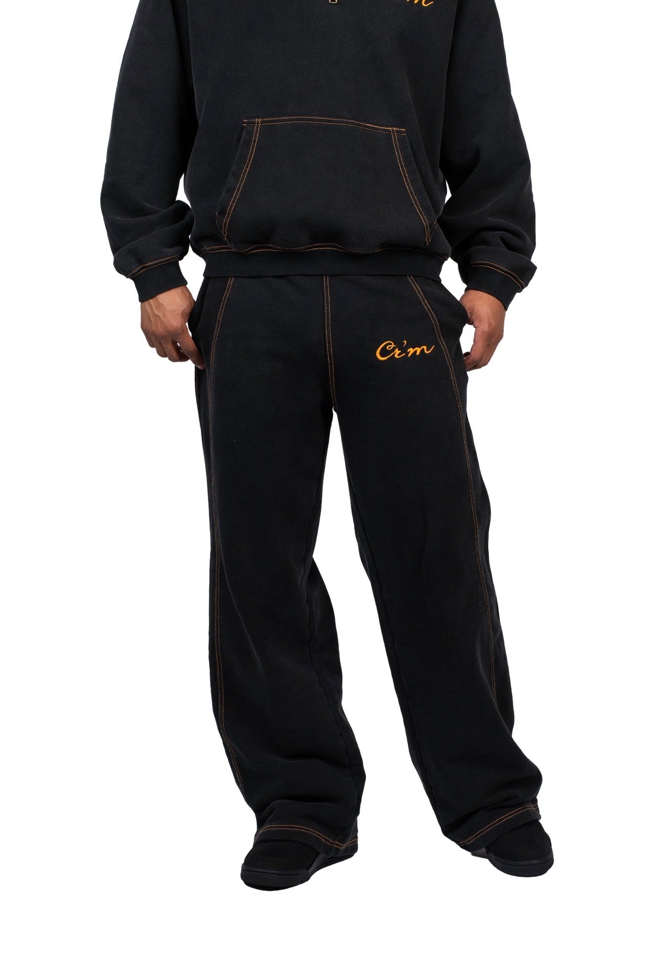 Conventional Sweatpants Coal-Black