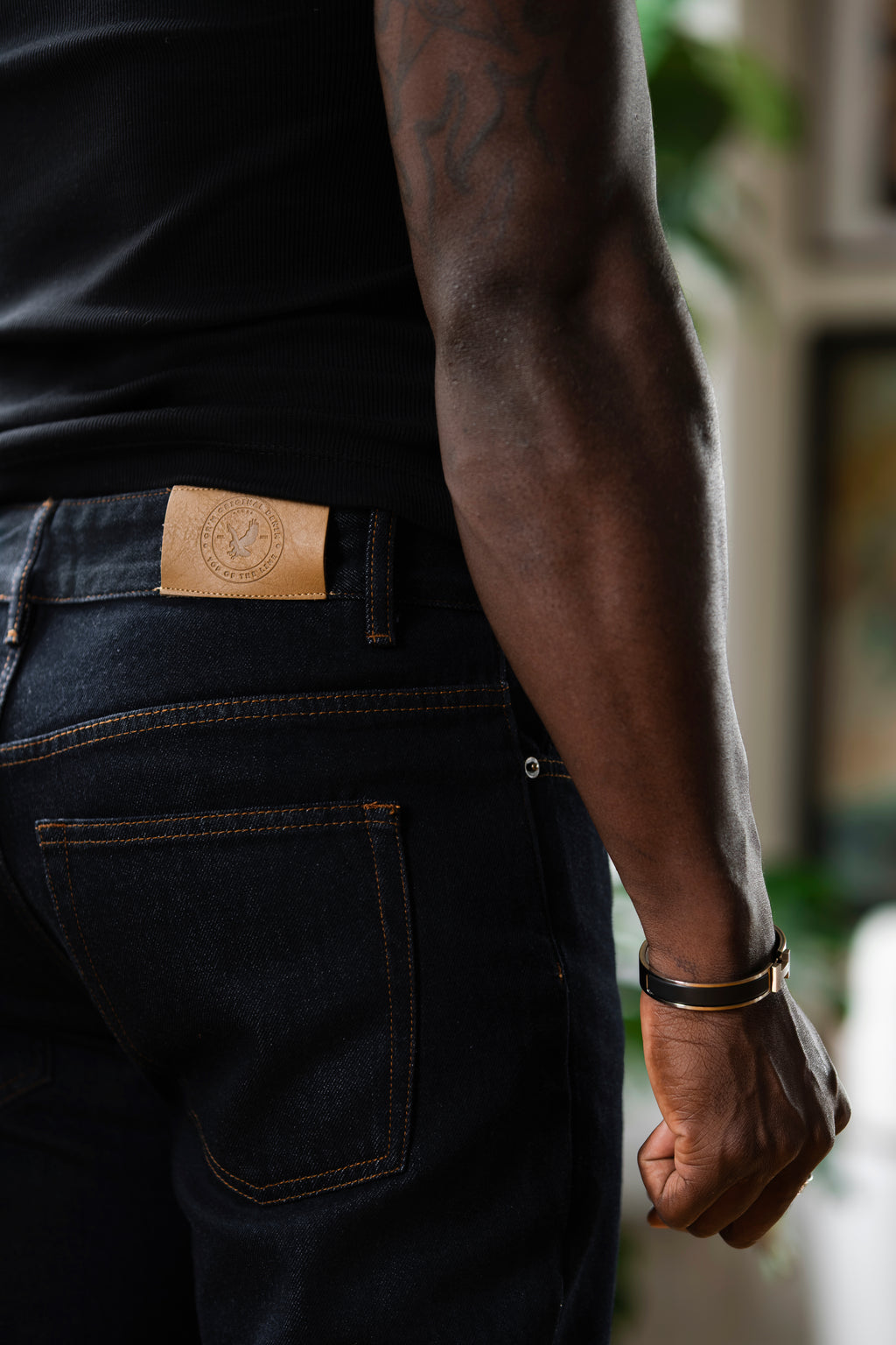 Cobalt Raw Denim Jeans