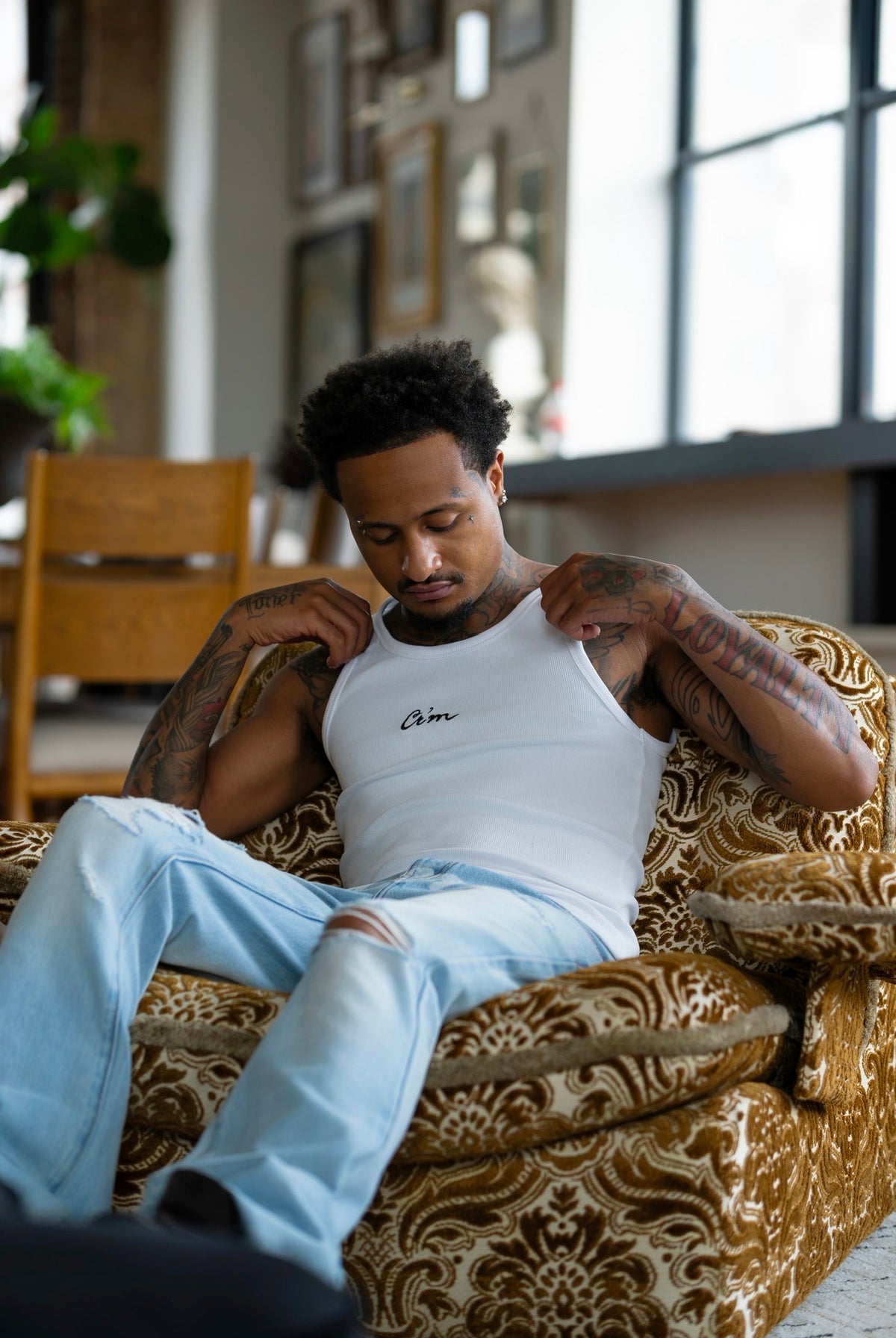Conceptual Ribbed Tank Top